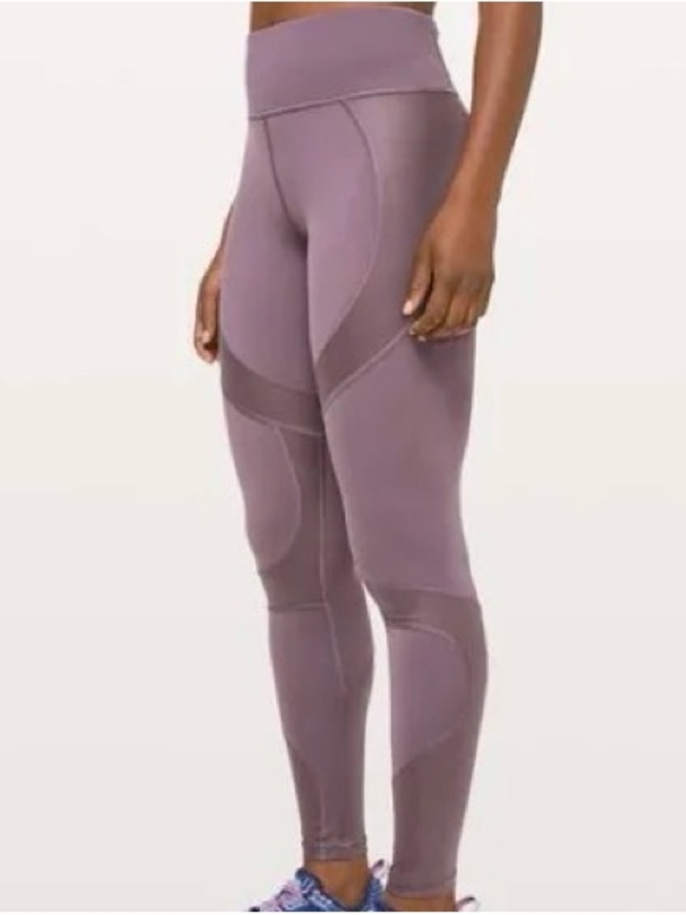 Lululemon City Core Tight High Rise Nulux Mesh Leggings Lavender Size 6